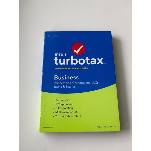 Intuit TurboTax Business Federal Tax Software For 2018 - Partnerships LLCs Corpo - Picture 1 of 2
